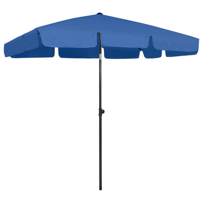 Beach Parasol Azure Blue 200x125 cm