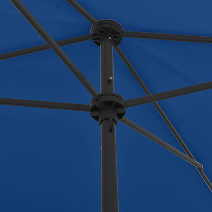 Beach Parasol Azure Blue 200x125 cm