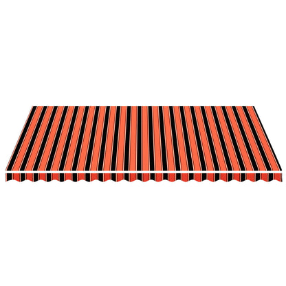 Replacement Fabric for Awning Orange and Brown 5x3.5 m