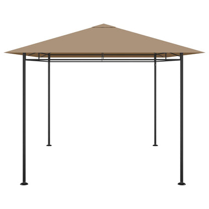 Gazebo 384x281x270 cm Taupe 180 g/m²