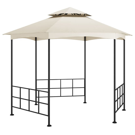 Gazebo with Sidewalls 3.1x2.7 m Cream