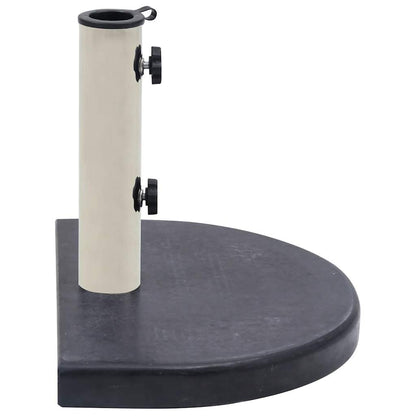 Umbrella Base Black 40x28x4 cm Granite