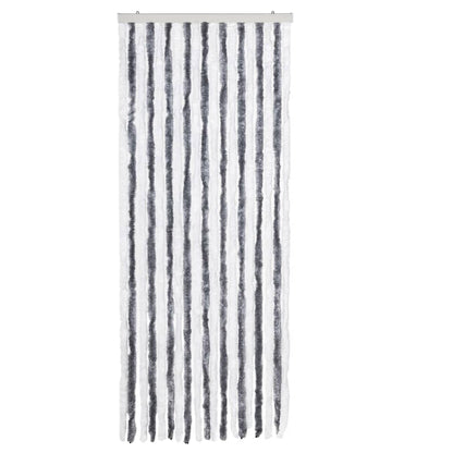 Insect Curtain Grey and White 56x200 cm Chenille