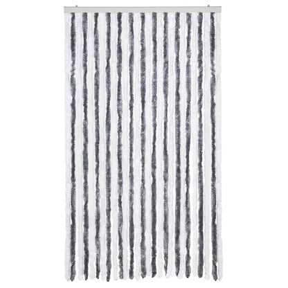 Insect Curtain Grey and White 118x220 cm Chenille
