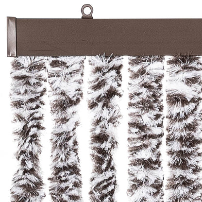 Insect Curtain Brown and Beige 56x200 cm Chenille