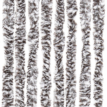 Insect Curtain Brown and Beige 56x200 cm Chenille