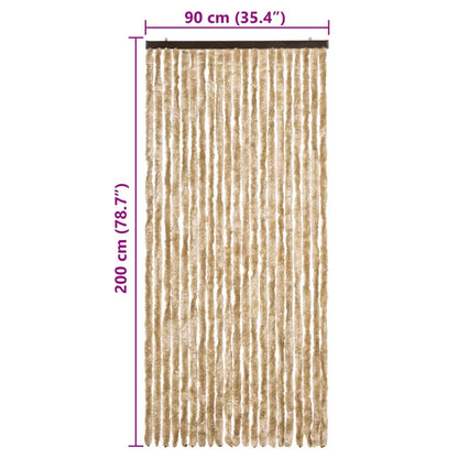Insect Curtain Beige 90x200 cm Chenille