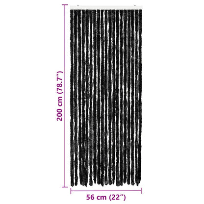 Insect Curtain Anthracite 56x200 cm Chenille