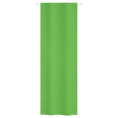 Balcony Screen Light Green 80x240 cm Oxford Fabric