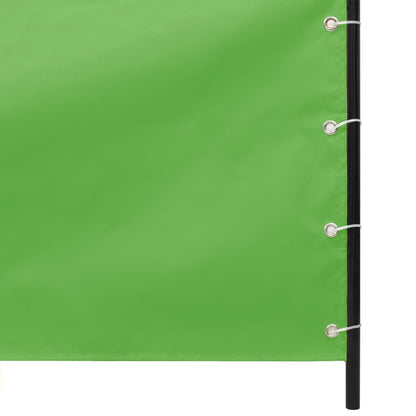 Balcony Screen Light Green 100x240 cm Oxford Fabric