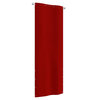 Balcony Screen Red 80x240 cm Oxford Fabric