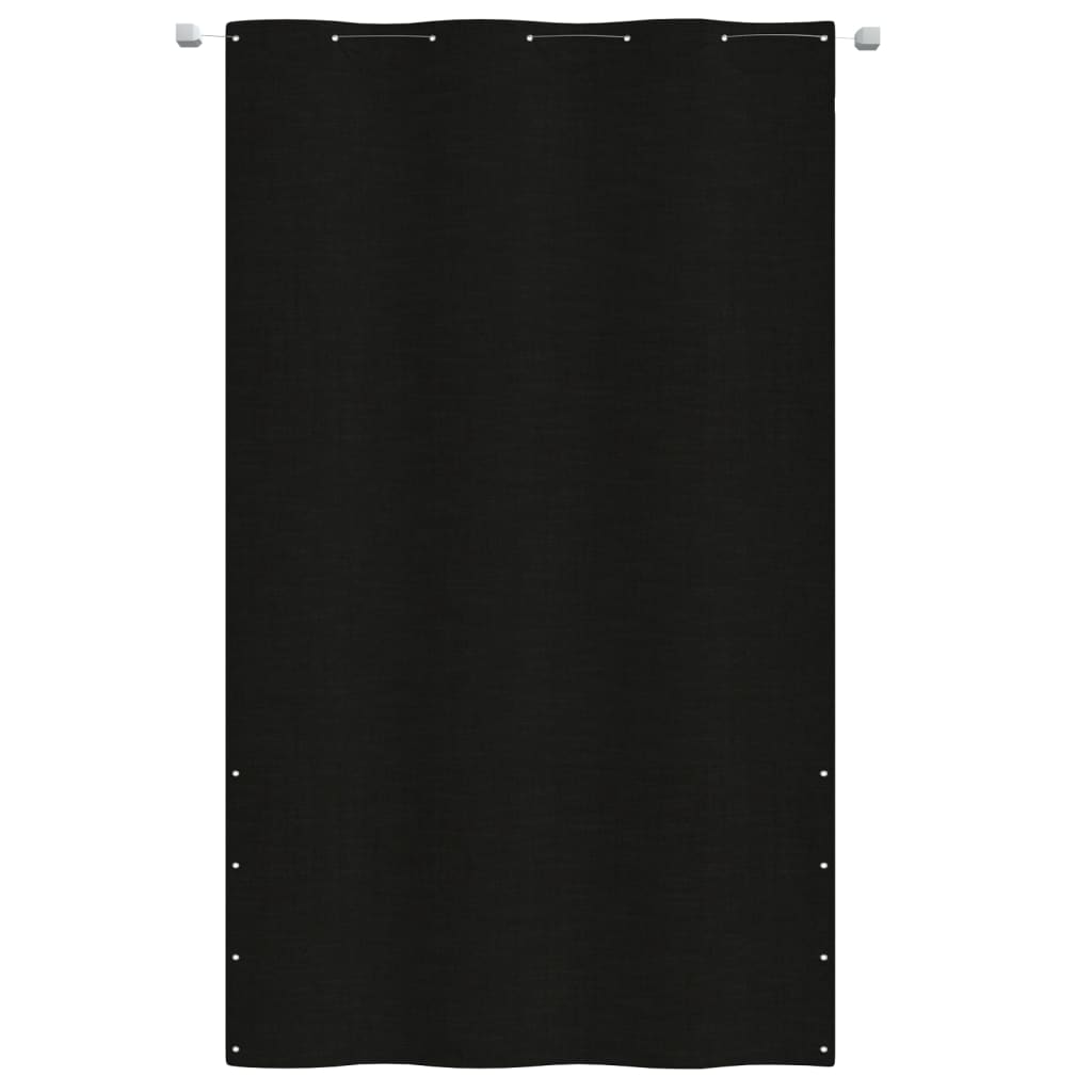 Balcony Screen Black 140x240 cm Oxford Fabric