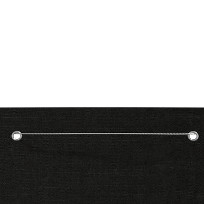 Balcony Screen Black 140x240 cm Oxford Fabric