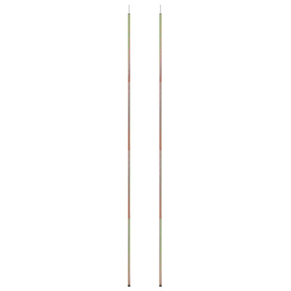 Sunshade Sail Poles 2 pcs 200 cm Galvanised Steel