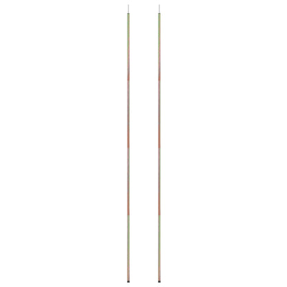 Sunshade Sail Poles 2 pcs 250 cm Galvanised Steel
