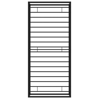 Bed Frame without Mattress Black Metal 100x200 cm