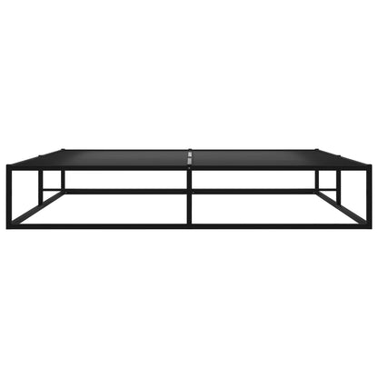 Bed Frame without Mattress Black Metal 200x200 cm