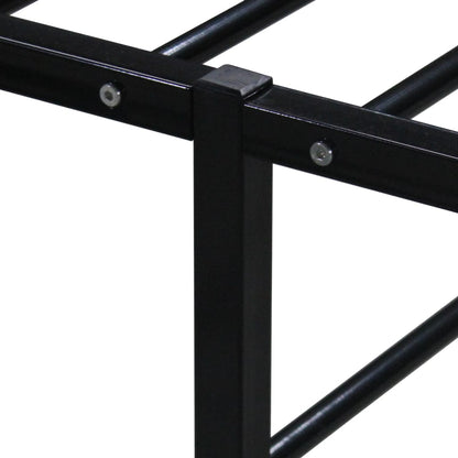 Bed Frame without Mattress Black Metal 200x200 cm