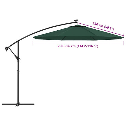 Replacement Fabric for Cantilever Umbrella Green 300 cm