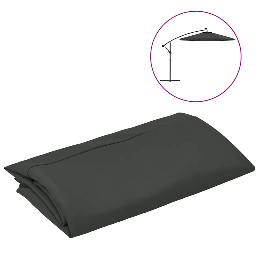 Replacement Fabric for Cantilever Umbrella Anthracite 300 cm