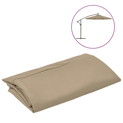 Replacement Fabric for Cantilever Umbrella Taupe 300 cm