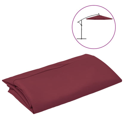 Replacement Fabric for Cantilever Umbrella Bordeaux Red 350 cm
