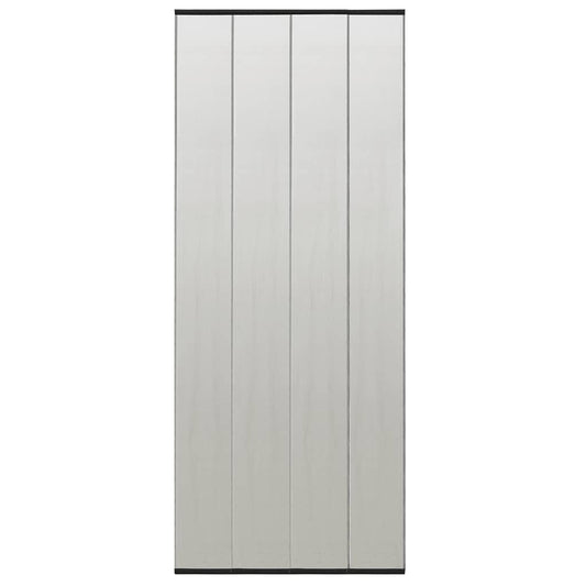 Insect Door Screen with Mesh Curtain Black 100x220 cm Polyester