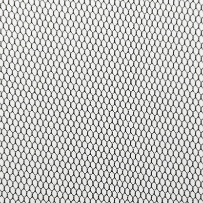 Insect Door Screen with 10-Piece Mesh Curtain Black 240x240 cm