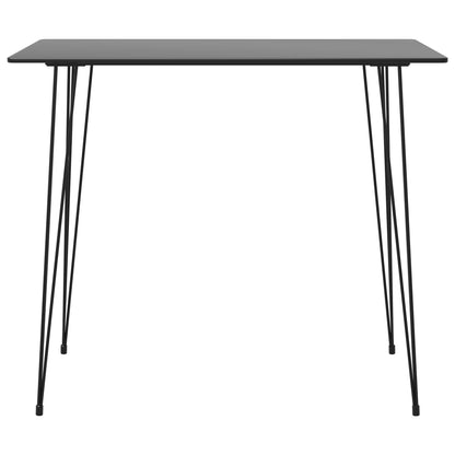 5 Piece Bar Set Black and Grey
