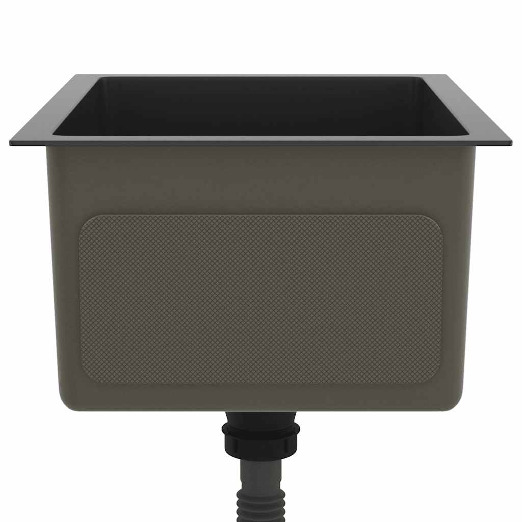 Handmade Kitchen Sink Black Stainless Steel