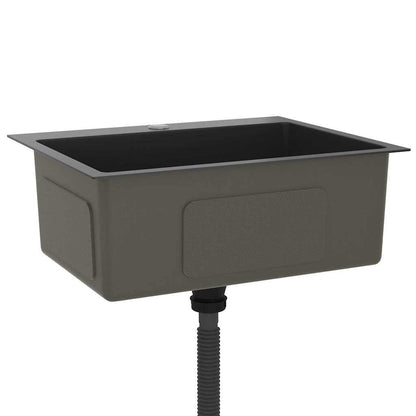 Handmade Kitchen Sink Black Stainless Steel
