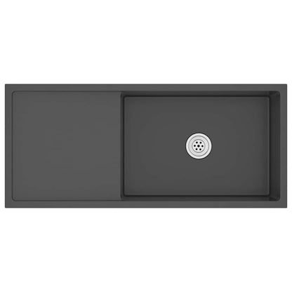 Handmade Kitchen Sink Black Stainless Steel