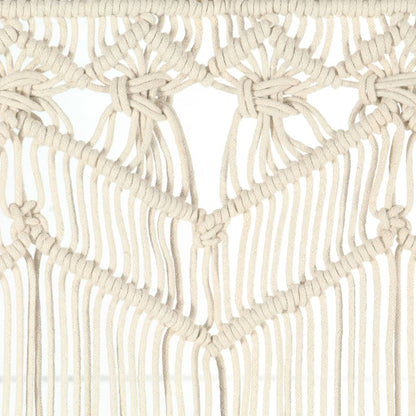 Macrame Curtain 140x240 cm Cotton