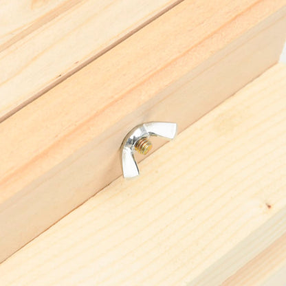 Bee Hotel Solid Firwood 22x20x20 cm