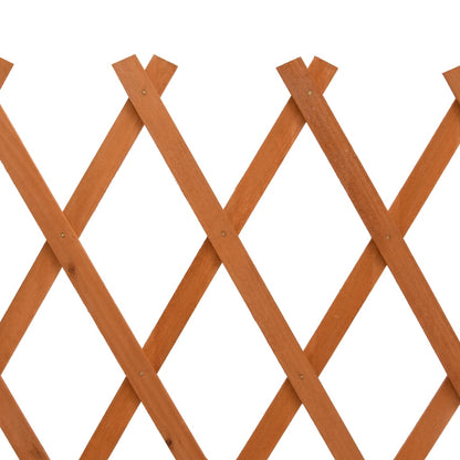 Garden Trellis Fence Orange 120x60 cm Solid Firwood