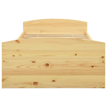Bed Frame with 2 Drawers without Mattress 90x200 cm
