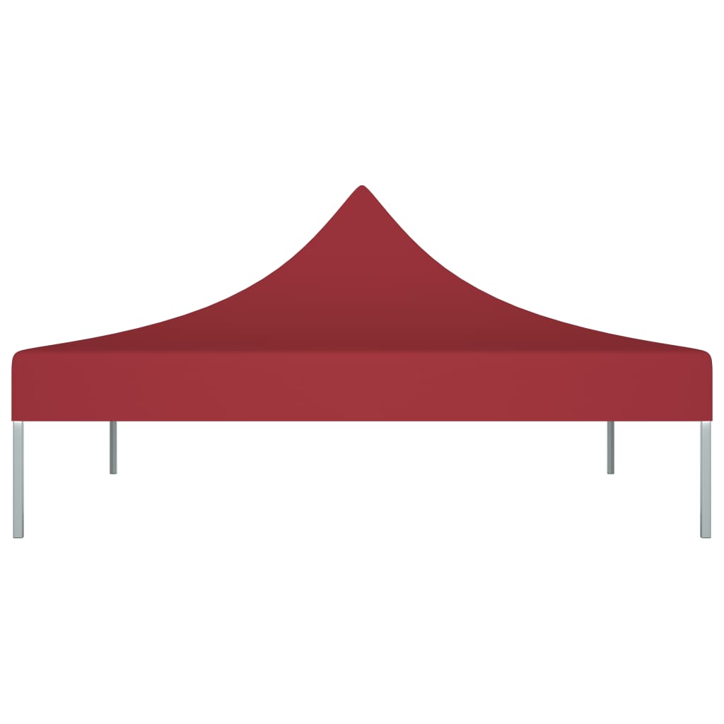 Party Tent Roof 3x3 m Burgundy 270 g/m²