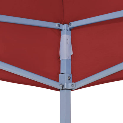Party Tent Roof 3x3 m Burgundy 270 g/m²