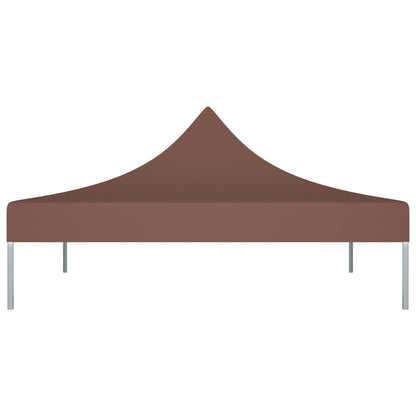 Party Tent Roof 3x3 m Brown 270 g/m²