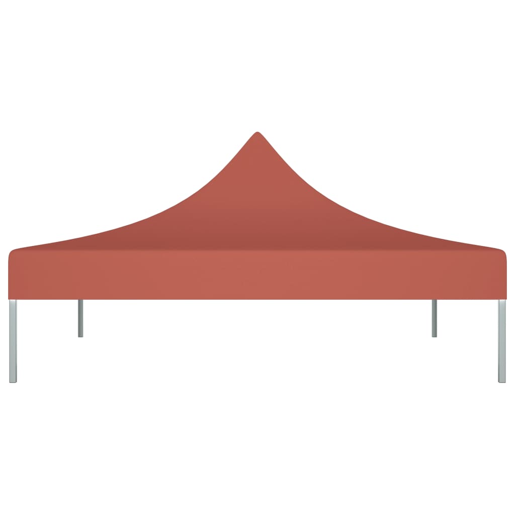 Party Tent Roof 3x3 m Terracotta 270 g/m²