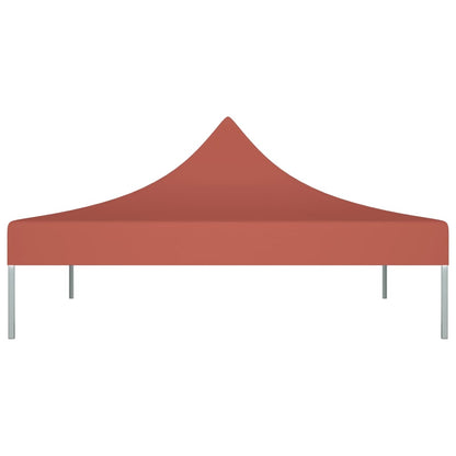 Party Tent Roof 3x3 m Terracotta 270 g/m²