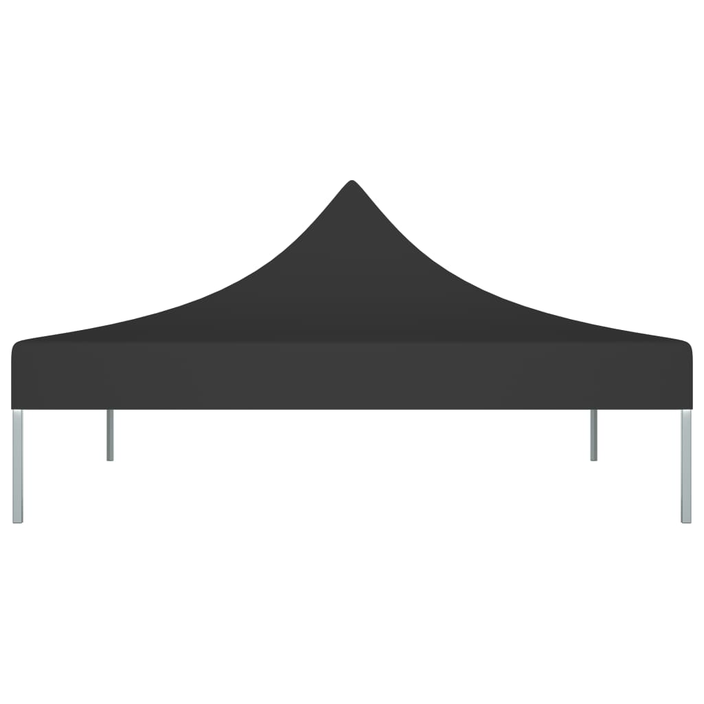 Party Tent Roof 3x3 m Black 270 g/m²