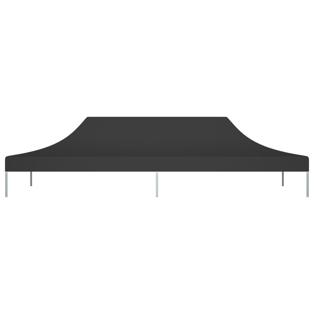 Party Tent Roof 6x3 m Black 270 g/m²