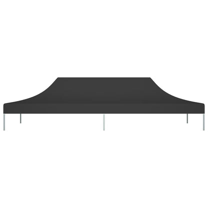 Party Tent Roof 6x3 m Black 270 g/m²