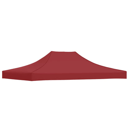 Party Tent Roof 4x3 m Burgundy 270 g/m²
