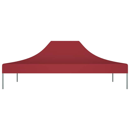 Party Tent Roof 4x3 m Burgundy 270 g/m²