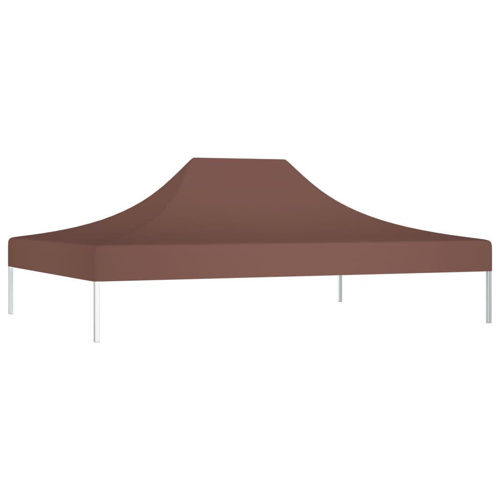 Party Tent Roof 4x3 m Brown 270 g/m²