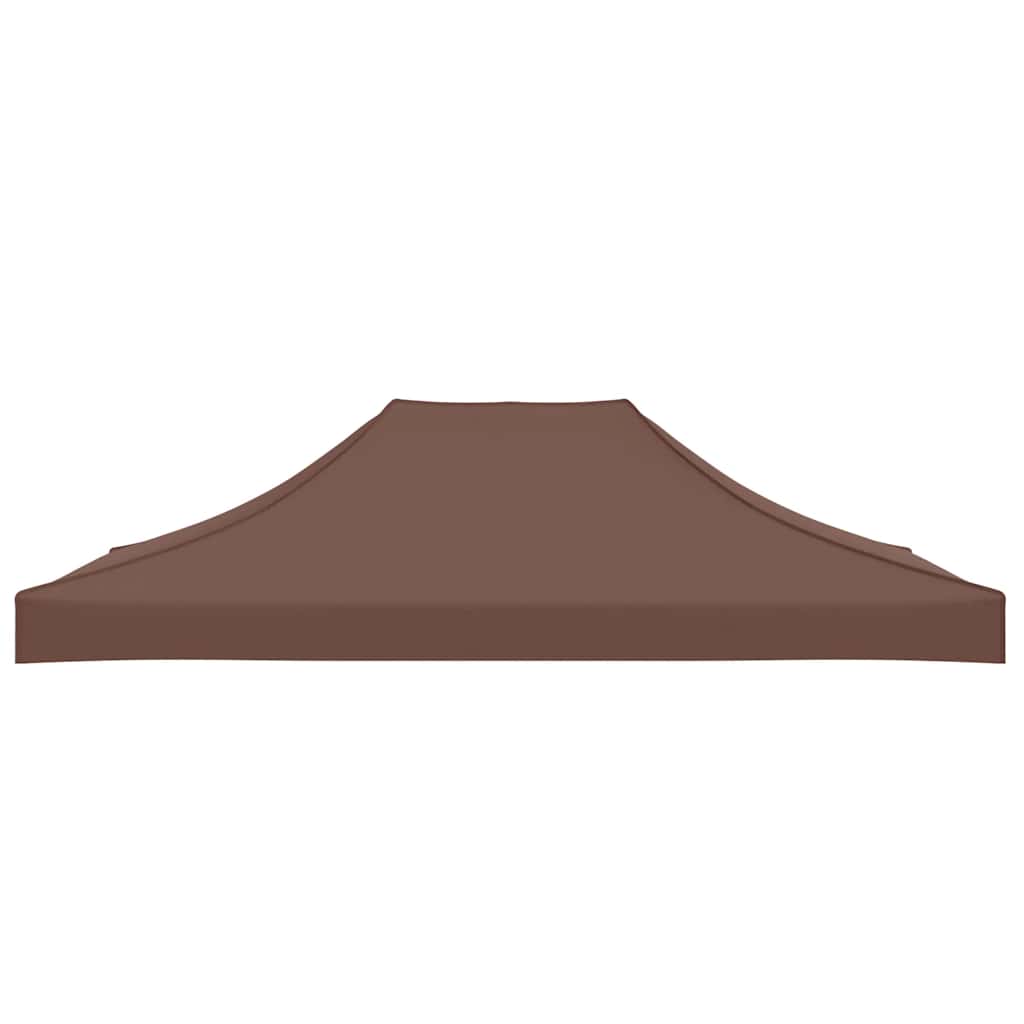 Party Tent Roof 4x3 m Brown 270 g/m²