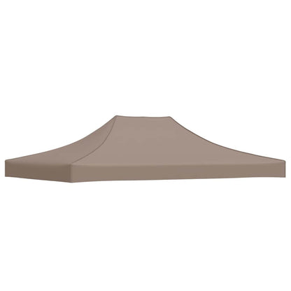 Party Tent Roof 4.5x3 m Taupe 270 g/m²