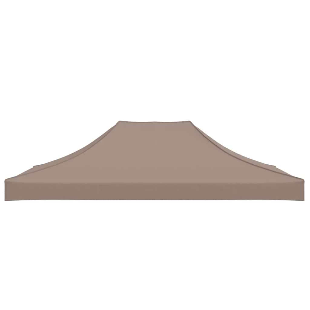 Party Tent Roof 4.5x3 m Taupe 270 g/m²